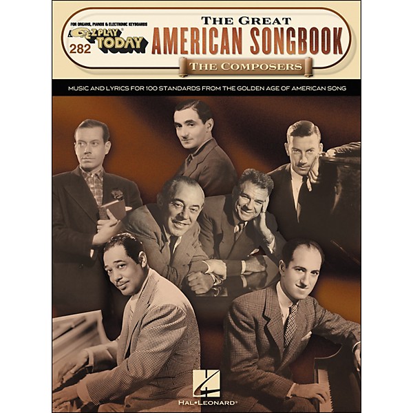 Hal Leonard The Great American Songbook The Composers E-Z Play 282