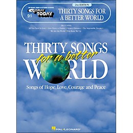 Hal Leonard Thirty Songs for A Better World E-Z Play 91