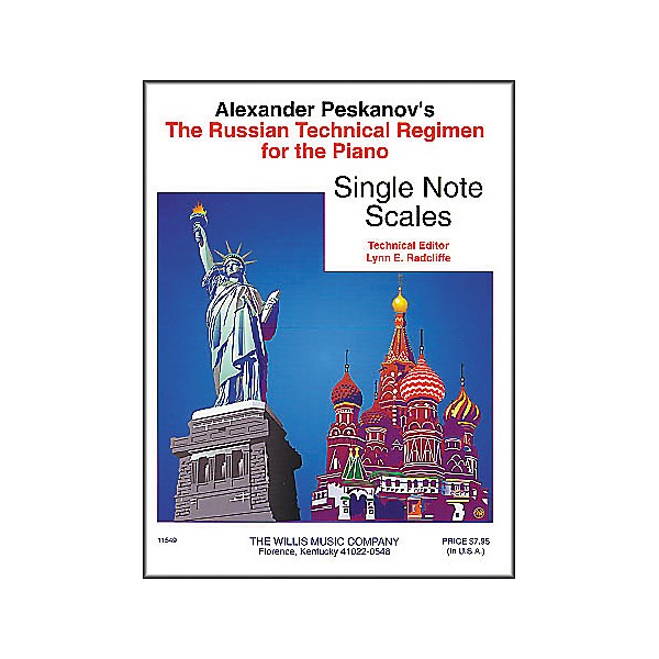 Willis Music Russian Technical Regimen Volume 1 by Alexander Peskanov