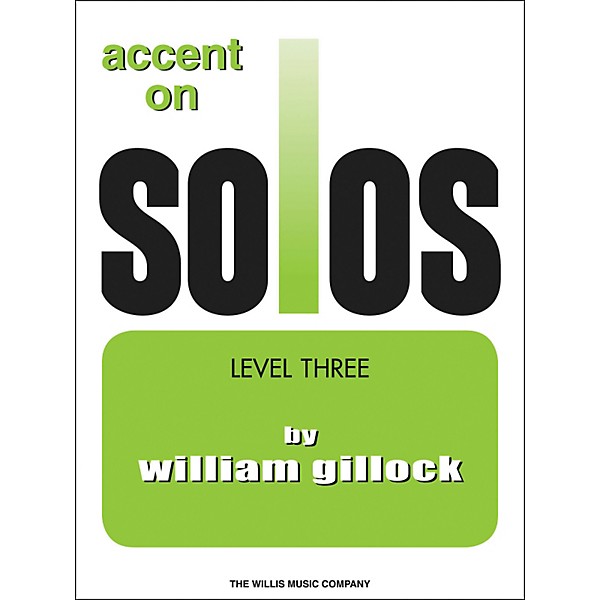 Willis Music Accent On Solos Level Three