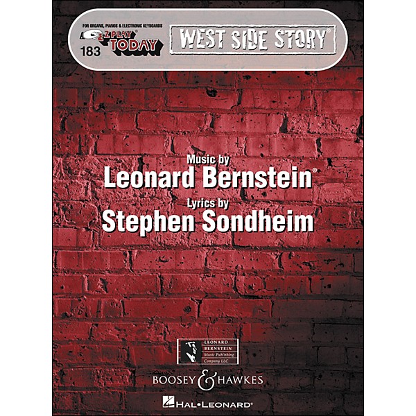 Hal Leonard West Side Story E-Z Play 183