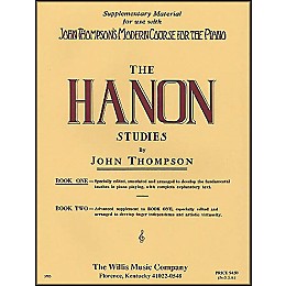 Willis Music John Thompson's Modern Course for The Piano Hanon Studies Book One