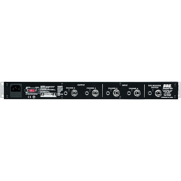 Open Box BBE 382iSW Stereo Sonic Maximizer With Subwoofer Output Level 2 Regular 190839527592