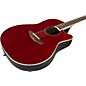 Ovation Celebrity GC057M Mid Depth Acoustic/Electric Guitar Ruby Red