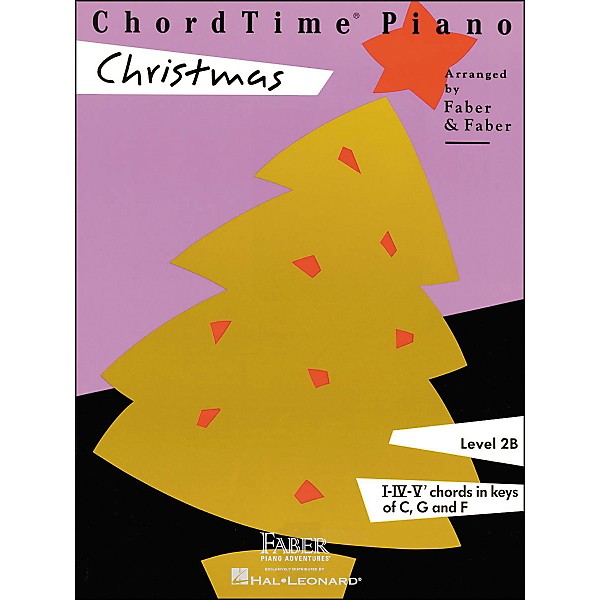 Faber Piano Adventures Chordtime Piano Christmas Level 2B - Faber Piano