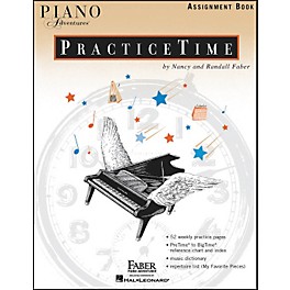 Faber Piano Adventures Piano Adventures Practice time assignment Book - Faber Piano