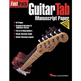 Hal Leonard FastTrack Guitar Tab Manuscript Paper