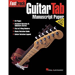 Hal Leonard FastTrack Guitar Tab Manuscript Paper