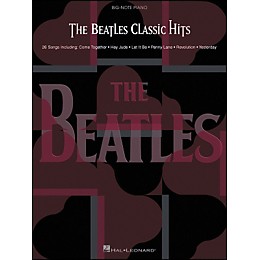 Hal Leonard The Beatles Classic Hits for Big Note Piano
