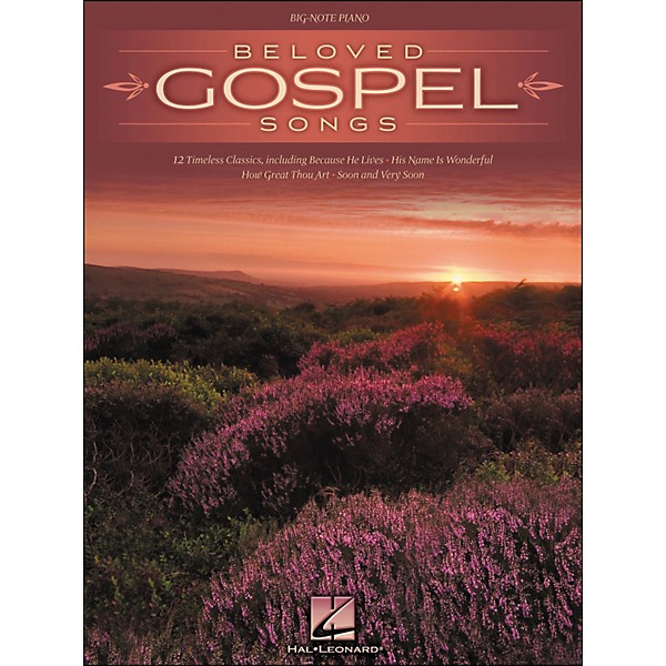 Hal Leonard Beloved Gospel Songs for Big Note Piano