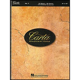 Hal Leonard Carta Manuscript Paper # 7 - Spiralbound, 9 X 12, 12 Stave, 32 Pages