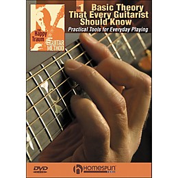 Homespun The Happy Traum Guitar Method; Basic Theory That Every Guitarist Should Know DVD 1