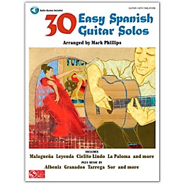 Cherry Lane 30 Easy Spanish Guitar Solos Book/Online Audio