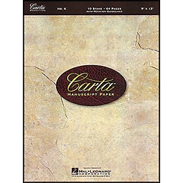 Hal Leonard Carta Manuscript Paper # 6 - Spiralbound, 9X12, 64 Pages, 10 Stave