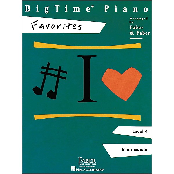Faber Piano Adventures Bigtime Piano Favorites Level 4 Intermediate - Faber Piano