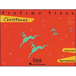 Faber Piano Adventures Pretime Piano Christmas Primer Level Beginning Reading - Faber Piano