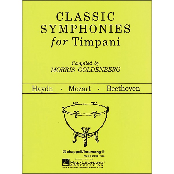Hal Leonard Classic Symphonies for Timpani