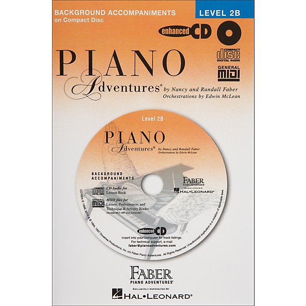 Faber Piano Adventures Piano Adventures Lesson CD for Level 2B - Faber Piano
