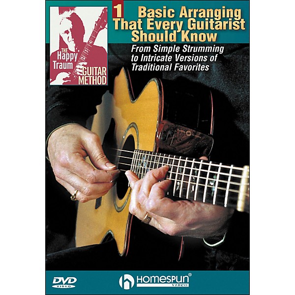 Homespun The Happy Traum Guitar Method: Basic Arranging Techniques DVD 1