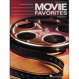 Hal Leonard Movie Favorites for Big Note Piano 2nd Edition