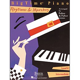 Faber Piano Adventures Bigtime Piano Ragtime & Marches Level 4 Intermediate - Faber Piano