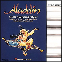 Hal Leonard Aladdin Manuscript Paper