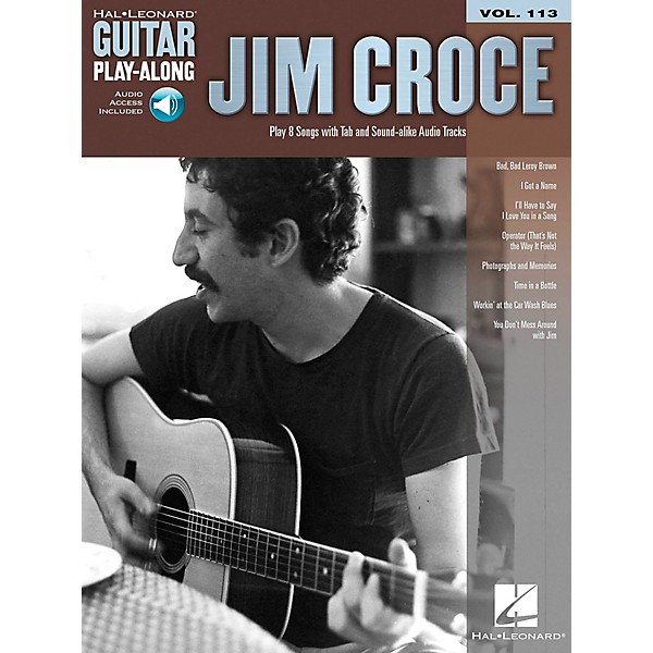 Hal Leonard Jim Croce - Guitar Play-Along Volume 113 (Book/Online Audio)