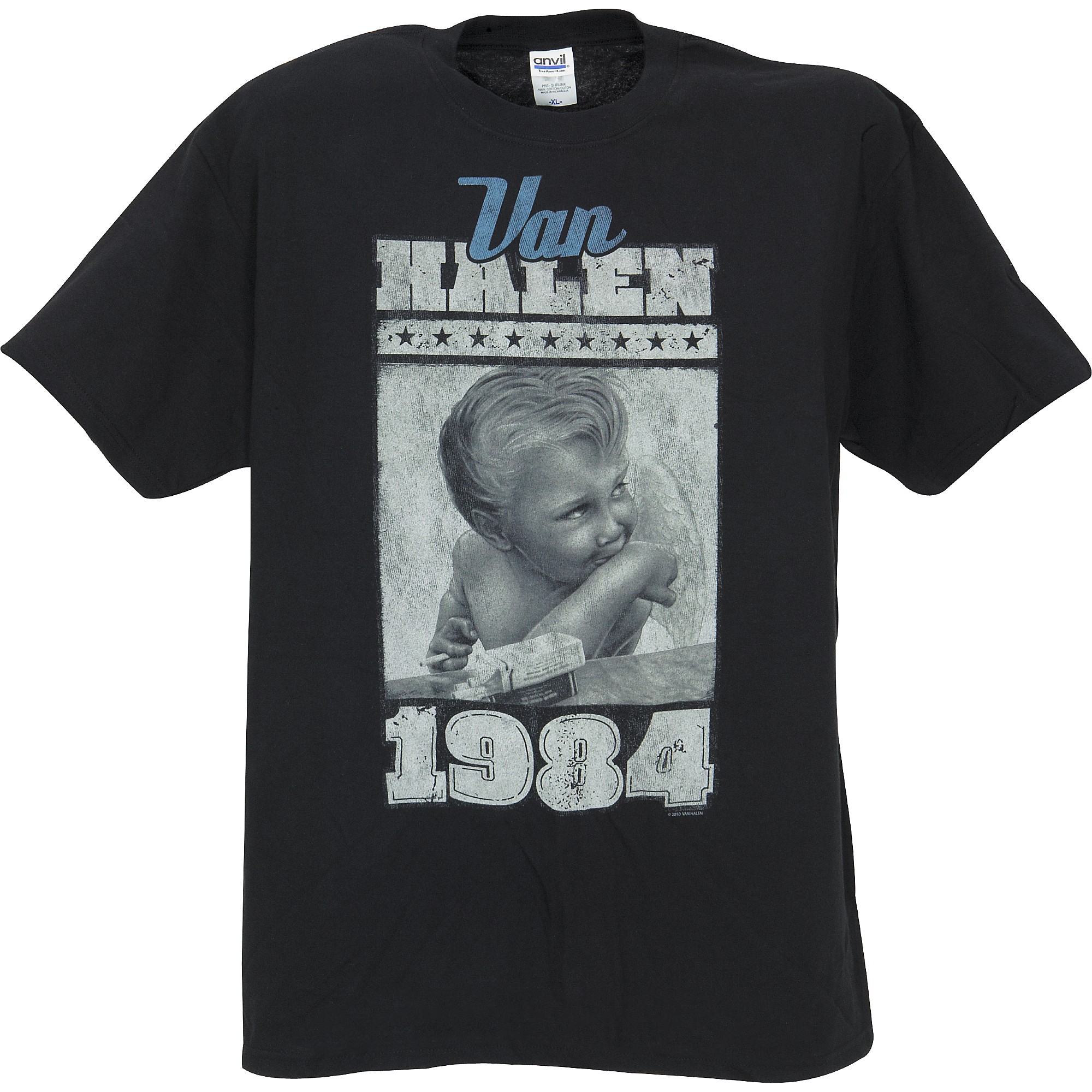 Van Halen 1984 ヴィンテージロックTシャツ ブラック Van Halen 1984 ヴィンテージロックTシャツ ブラック レディース