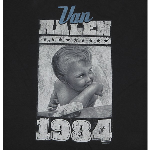 US-original 反転ジャケット 1984 Van Halen Us-Original Inverted Jacket Upside Down Back Print 1984