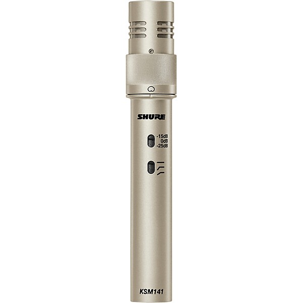 Shure KSM141 Dual Pattern Condenser Mic Champagne