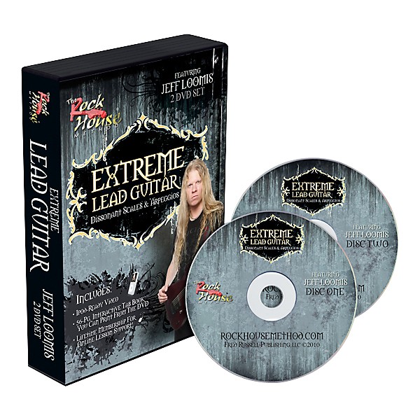 Clearance Rock House Jeff Loomis Extreme Lead Guitar: Dissonet Scales & Arpeggios