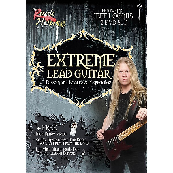 Clearance Rock House Jeff Loomis Extreme Lead Guitar: Dissonet Scales & Arpeggios