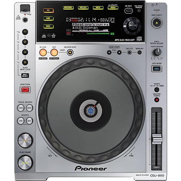Open Box Pioneer DJ CDJ-850 Professional Digital Multi