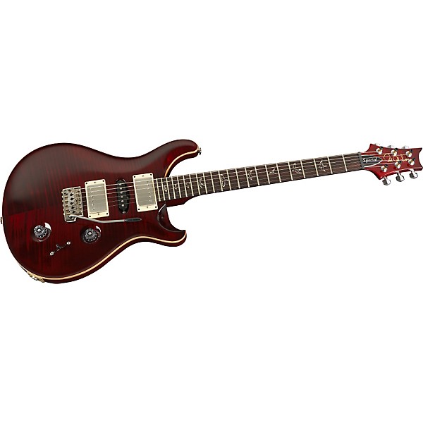 PRS Special with Wide Thin Neck and Birds Electric Guitar Black Cherry