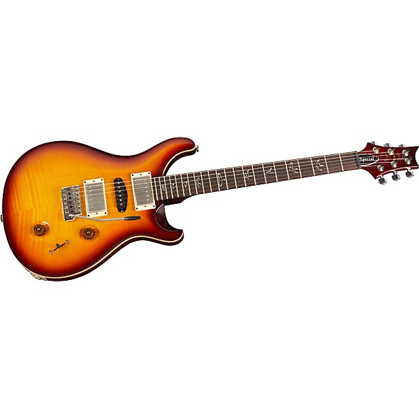 PRS Special with Wide Thin Neck and Birds Electric Guitar PRS Tobacco Sunburst
