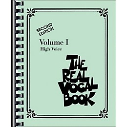 Hal Leonard The Real Vocal Book Volume 1 High Voice