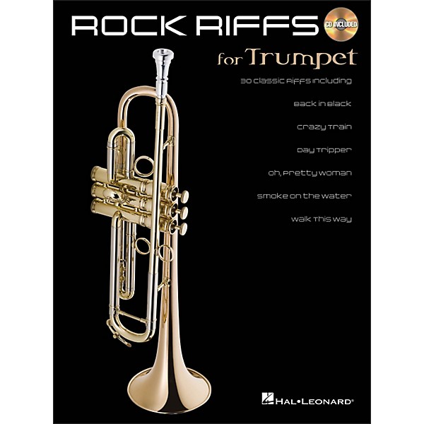 Hal Leonard Rock Riffs for Trumpet Book/CD