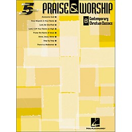 Hal Leonard Praise & Worship (8 Contemporary Christian Classics) for Five Finger Piano