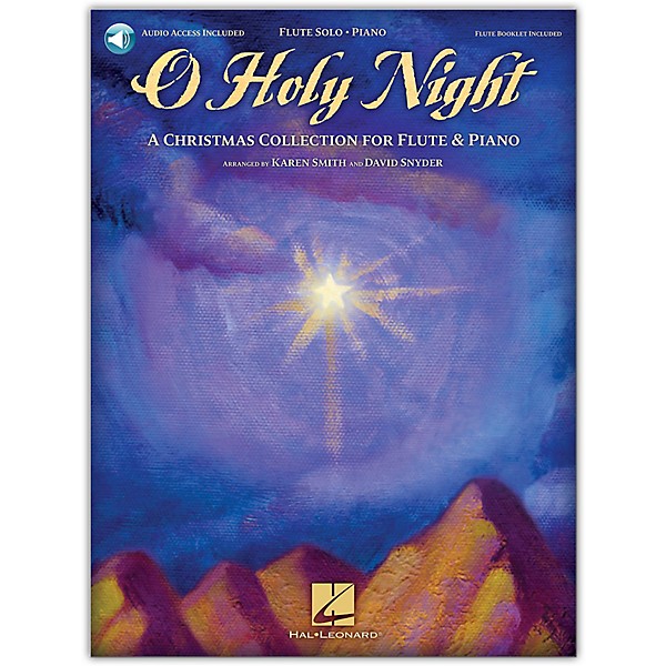 Hal Leonard O Holy Night (A Christmas Collection for Flute & Piano) Book/Online Audio