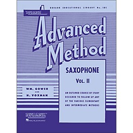 Hal Leonard Rubank Advanced Method for Saxophone Volume 2