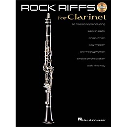 Hal Leonard Rock Riffs for Clarinet Book/CD