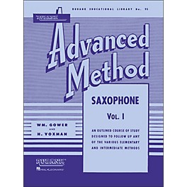 Hal Leonard Rubank Advanced Method for Saxophone Volume 1