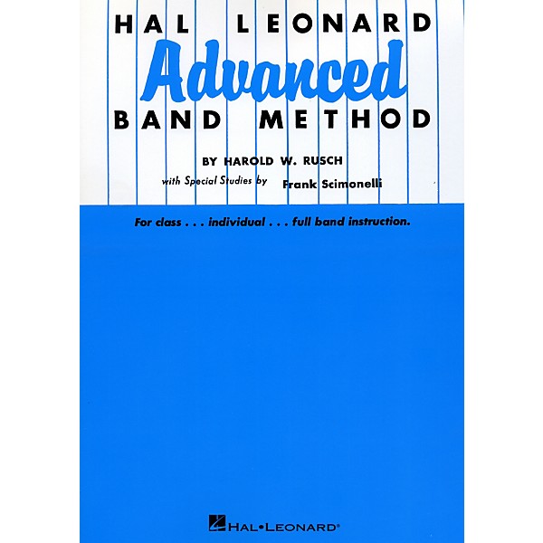 Hal Leonard Advanced Band Method B Flat Cornet & Trumpet