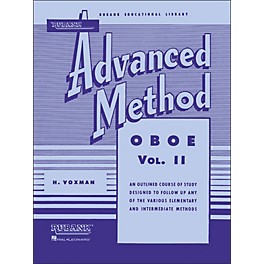 Hal Leonard Rubank Advanced Method for Oboe Volume 2