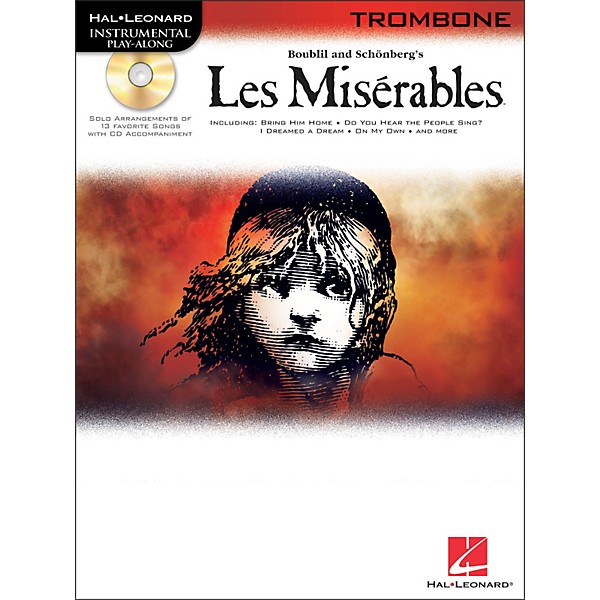 Hal Leonard Les Miserables for Trombone - Instrumental Play-Along Book/CD
