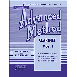 Hal Leonard Rubank Advanced Method for Clarinet Volume 1