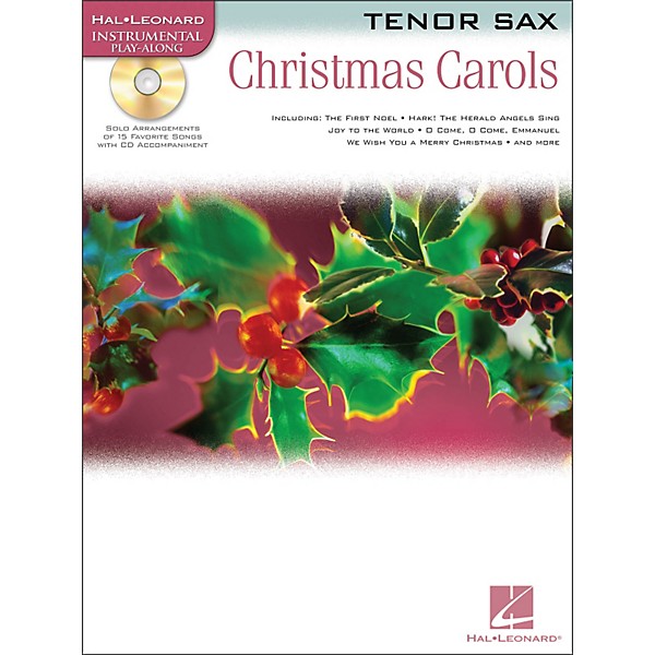 Hal Leonard Christmas Carols for Tenor Sax Book/CD
