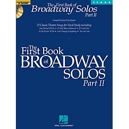 Hal Leonard First Book Of Broadway Solos Part II for Tenor Voice Book/CD