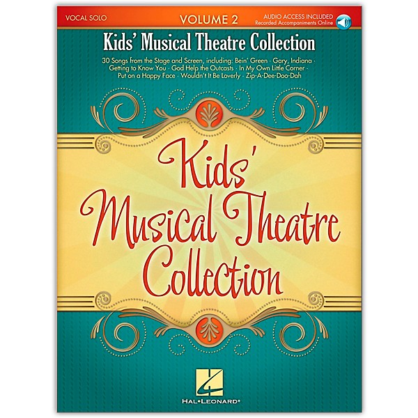 Hal Leonard Kid's Musical Theatre Collection Volume 2 Book/Online Audio