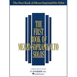 G. Schirmer First Book Of Mezzo-Soprano / Alto Solos
